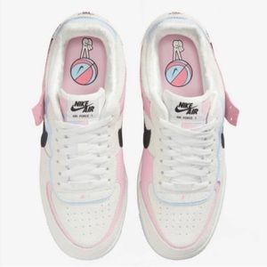 W AF1 SHADOW (summit white/black blanc sommet/noir) SIZE 9 IN WOMEN